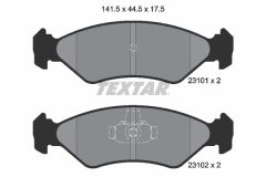 TEXTAR 2310101-0753-00 — Set discuri și plăcuțe de frână