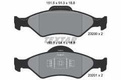 TEXTAR 2320001-0510-00 — Комплект тормозных дисков и колодок