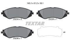 TEXTAR 2323401-1336-00 — Set discuri și plăcuțe de frână