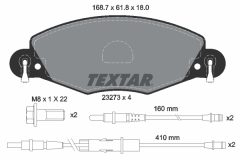 TEXTAR 2327301-1078-00 — Set discuri și plăcuțe de frână