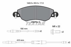 TEXTAR 2327601-1115-00 — Set discuri și plăcuțe de frână