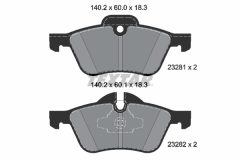 TEXTAR 2328101-2624-00 — Комплект тормозных дисков и колодок