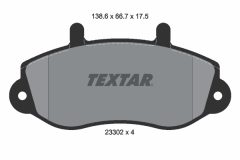 TEXTAR 2330201-0977-00 — Комплект тормозных дисков и колодок