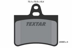 TEXTAR 2330501-1079-00 — Set discuri și plăcuțe de frână