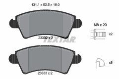TEXTAR 2333201-0481-00 — Set discuri și plăcuțe de frână