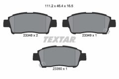 TEXTAR 2334803-1036-00 — Set discuri și plăcuțe de frână