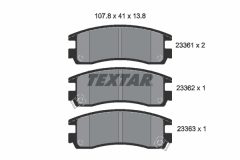 TEXTAR 2336101 — Колодки тормозные дисковые