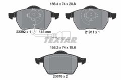 TEXTAR 2339201-0985-00 — Set discuri și plăcuțe de frână