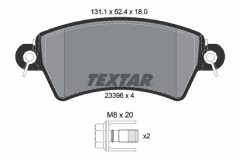 TEXTAR 2339602-0481-00 — Set discuri și plăcuțe de frână