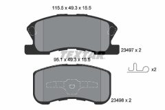 TEXTAR 2349701-1291-00 — Комплект тормозных дисков и колодок