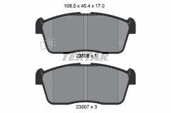 TEXTAR 2350801 — Plăcuțe de frână disc