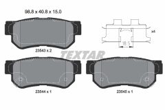 TEXTAR 2354301-1340-00 — Комплект тормозных дисков и колодок