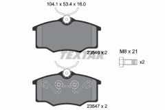 TEXTAR 2354601 — Plăcuțe de frână disc