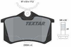 TEXTAR 2355402 — Plăcuțe de frână disc