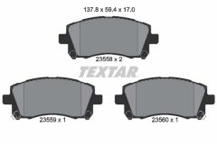 TEXTAR 2355802-0946-00 — Set discuri și plăcuțe de frână