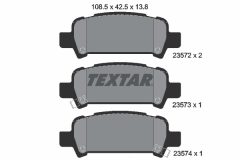 TEXTAR 2357202-0820-00 — Set discuri și plăcuțe de frână