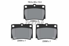 TEXTAR 2359301 — Plăcuțe de frână disc