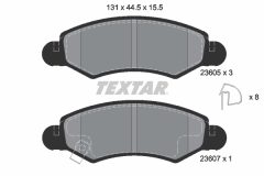TEXTAR 2360501-1108-00 — Set discuri și plăcuțe de frână