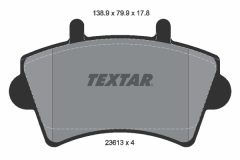 TEXTAR 2361301-1159-00 — Комплект тормозных дисков и колодок