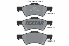 TEXTAR 2364001 — Колодки тормозные дисковые