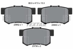 TEXTAR 2365201 — Колодки тормозные дисковые