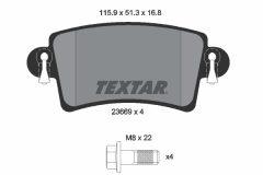 TEXTAR 2366901-1112-00 — Комплект тормозных дисков и колодок