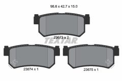 TEXTAR 2367301 — Plăcuțe de frână disc