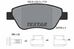 TEXTAR 2370503-0696-00 — Set discuri și plăcuțe de frână