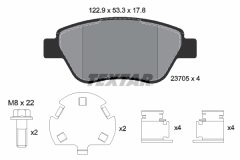 TEXTAR 2370507-0696-00 — Комплект тормозных дисков и колодок