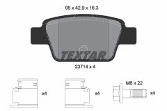 TEXTAR 2371401-0342-00 — Комплект тормозных дисков и колодок