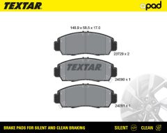 TEXTAR 2372901SC — Колодки тормозные дисковые