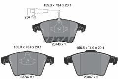 TEXTAR 2374602-2795-00 — Set discuri și plăcuțe de frână