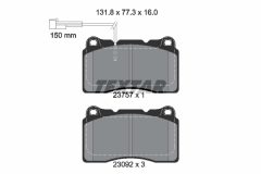 TEXTAR 2375701-2209-00 — Set discuri și plăcuțe de frână