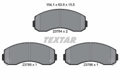 TEXTAR 2378401 — Plăcuțe de frână disc