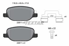TEXTAR 2381103-2211-00 — Set discuri și plăcuțe de frână