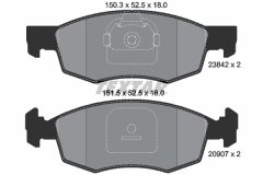 TEXTAR 2384201-0685-00 — Комплект тормозных дисков и колодок