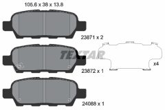 TEXTAR 2387101 — Plăcuțe de frână disc