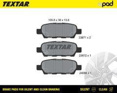 TEXTAR 2387101SC — Plăcuțe de frână disc