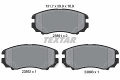 TEXTAR 2389101-1339-00 — Комплект тормозных дисков и колодок