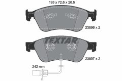 TEXTAR 2389601-1222-00 — Set discuri și plăcuțe de frână