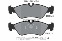TEXTAR 2390101-1376-00 — Комплект тормозных дисков и колодок