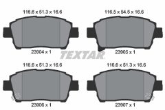 TEXTAR 2390401-1156-00 — Комплект тормозных дисков и колодок