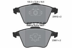 TEXTAR 2391201-2235-00 — Set discuri și plăcuțe de frână