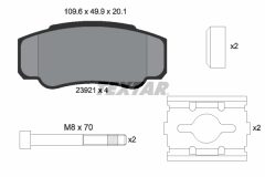 TEXTAR 2392101-1161-00 — Set discuri și plăcuțe de frână