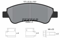 TEXTAR 2395401-1115-00 — Set discuri și plăcuțe de frână