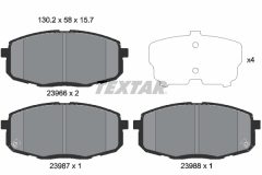 TEXTAR 2396601-1339-00 — Set discuri și plăcuțe de frână