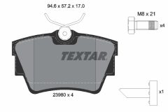 TEXTAR 2398001-2689-00 — Комплект тормозных дисков и колодок