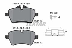 TEXTAR 2398401-1835-00 — Комплект тормозных дисков и колодок