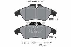 TEXTAR 2399002-1278-00 — Комплект тормозных дисков и колодок