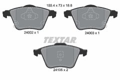 TEXTAR 2400201-1663-00 — Set discuri și plăcuțe de frână